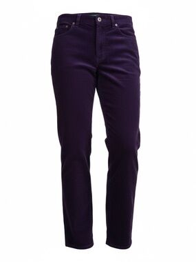 Lauren Jean Co. by Ralph Lauren Deep Purple Corduroy Pants